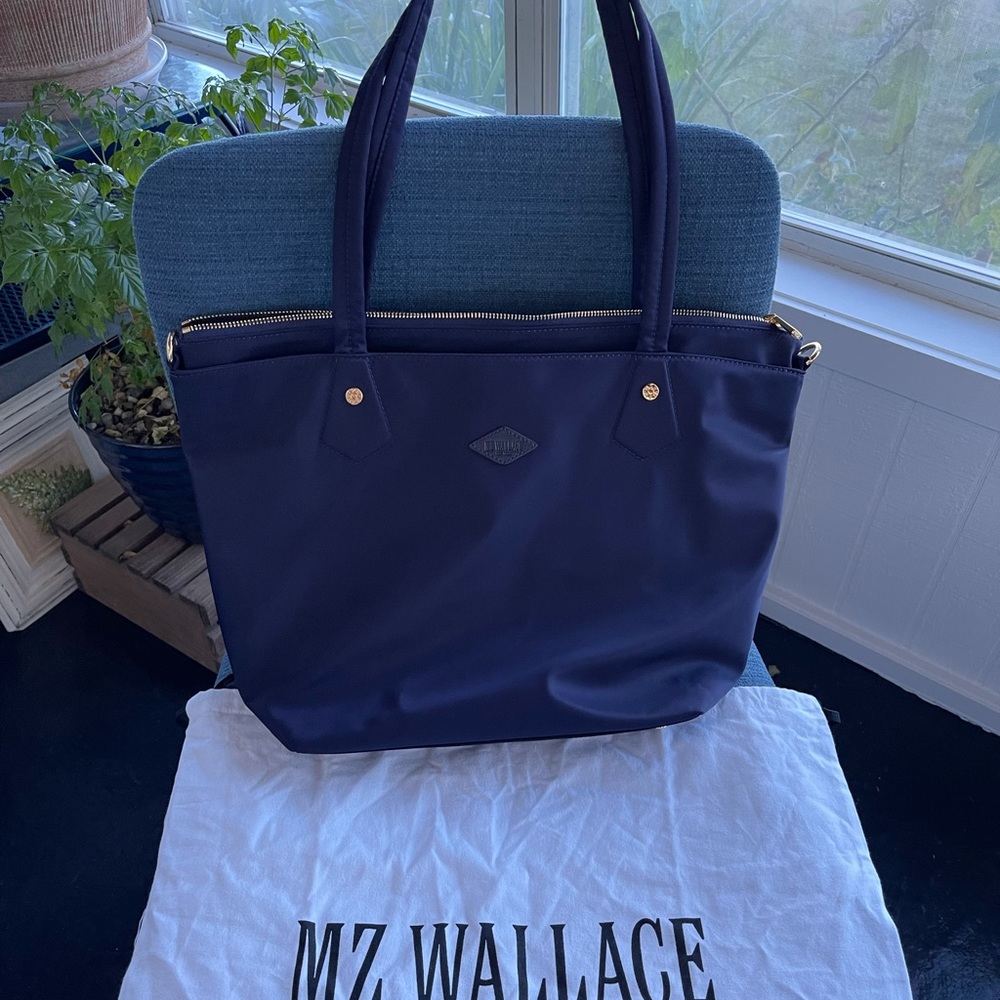 Mz wallace soho tote in a nice purple color - boysenberry